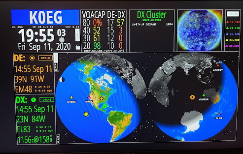 Ham Clock Main Screen
