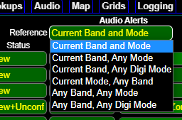 "Alert Refernces Drop Down Menu"