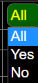 "QSL dropdown from logbook header"